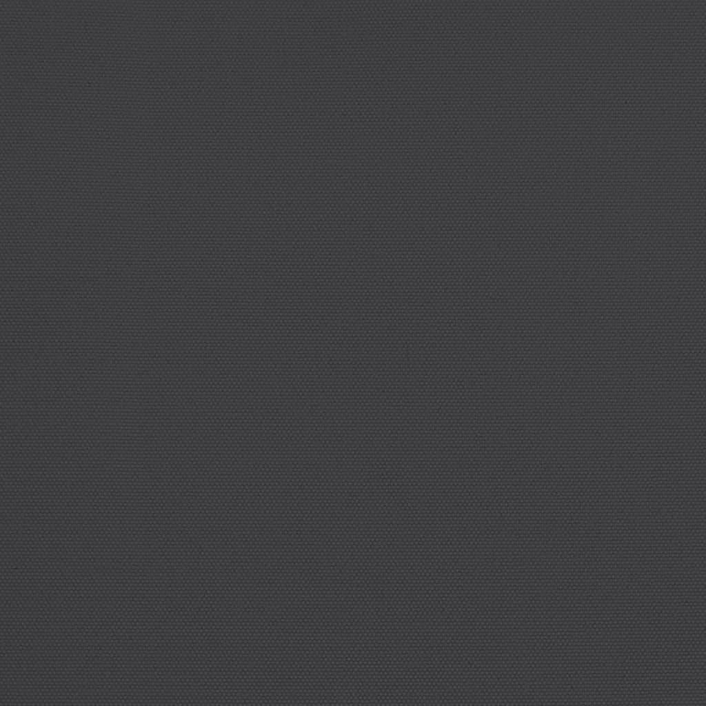 Fekete dupla tetős napernyő led-ekkel 449x245 cm