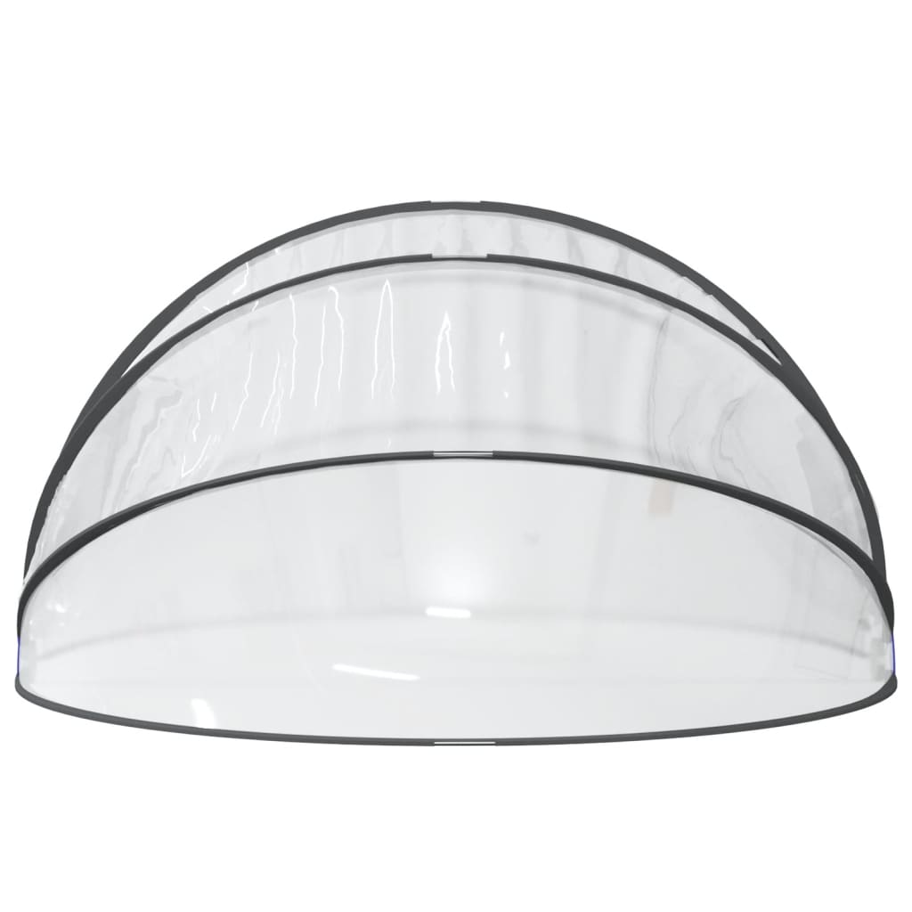 Kerek pvc medencekupola 406x203 cm