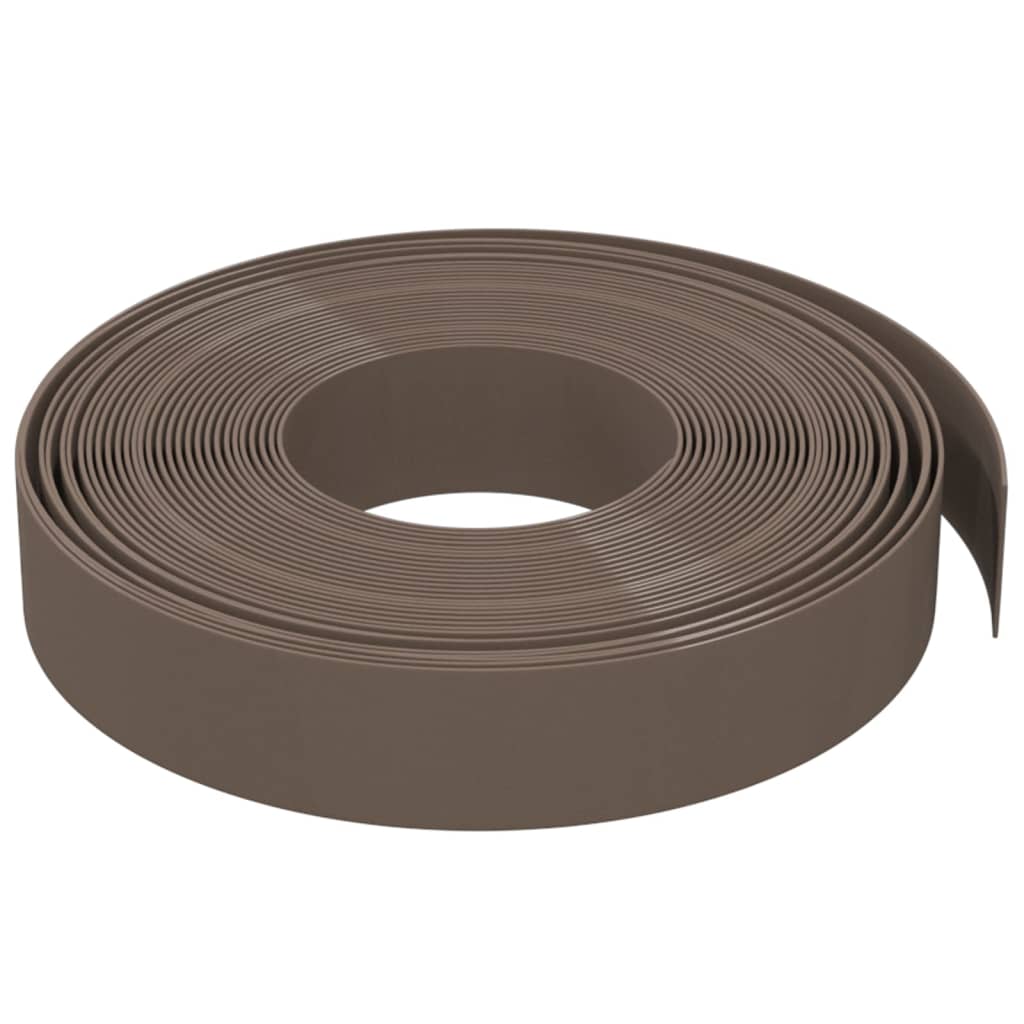 2 db barna polietilén kerti szegély 10 m x 10 cm 2 db barna polietilén kerti szegély 10 m x 10 cm