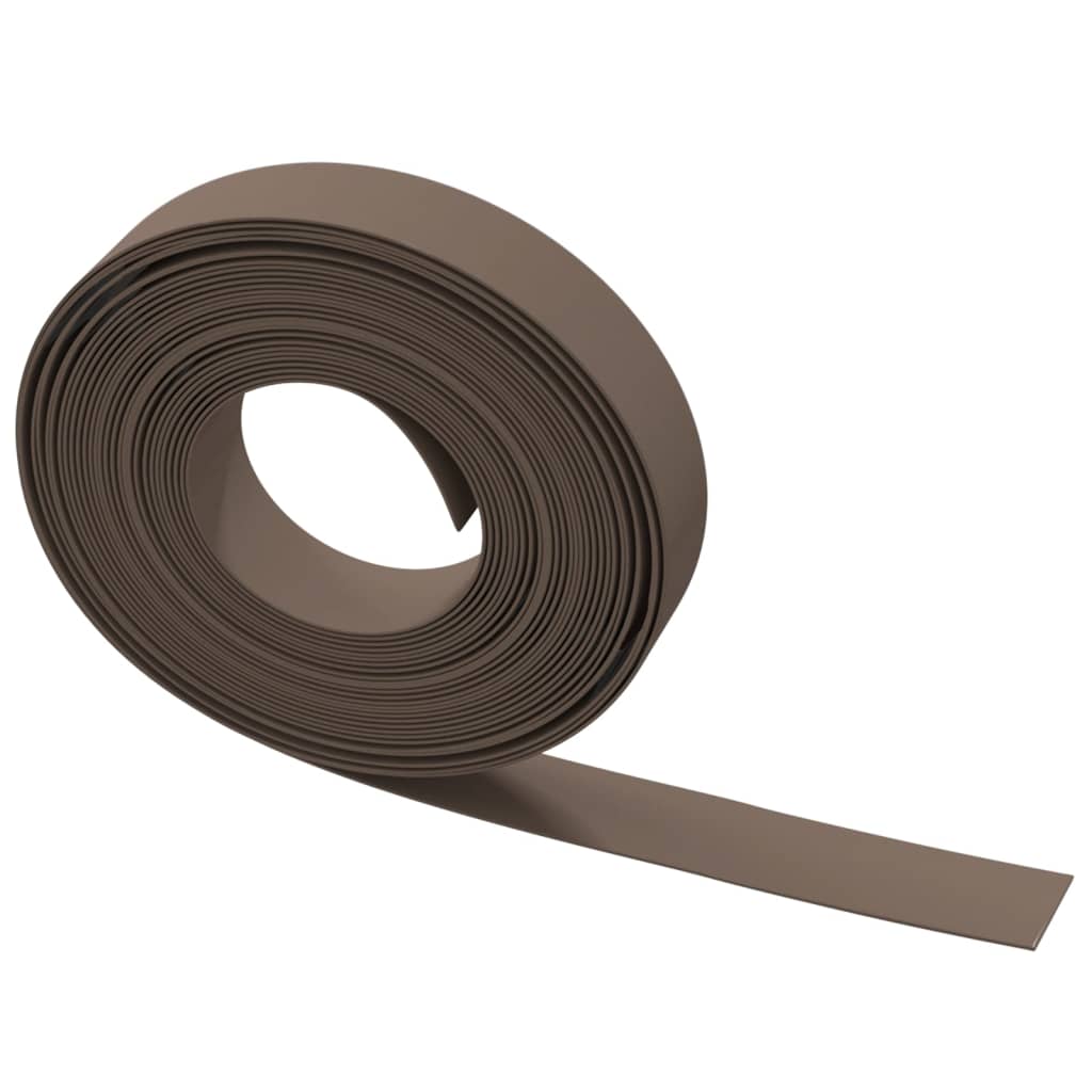 2 db barna polietilén kerti szegély 10 m x 10 cm 2 db barna polietilén kerti szegély 10 m x 10 cm