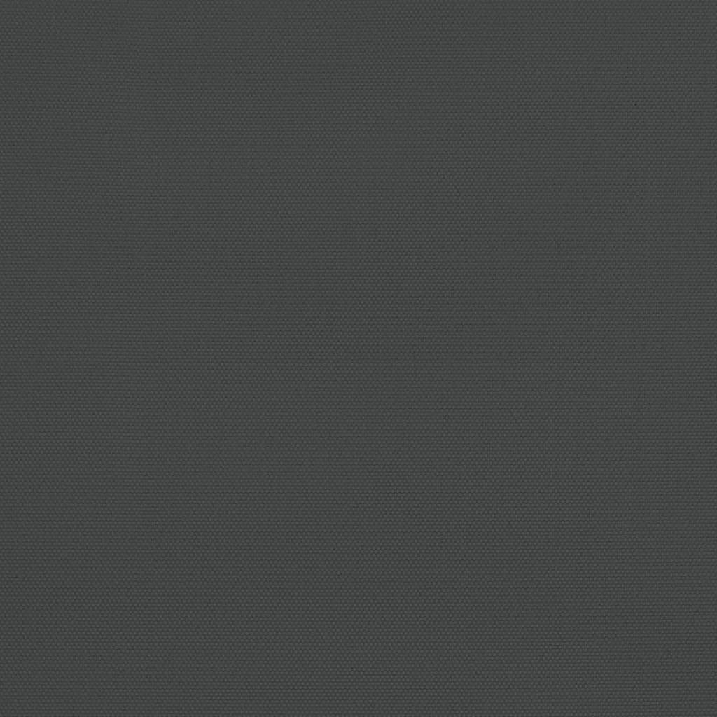 Antracitszürke kerti napernyő fa rúddal 196 x 231 cm