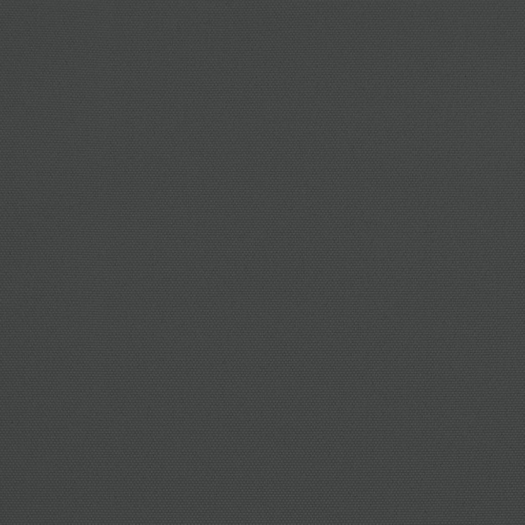 Antracitszürke kerti napernyő fa rúddal 400 x 273 cm