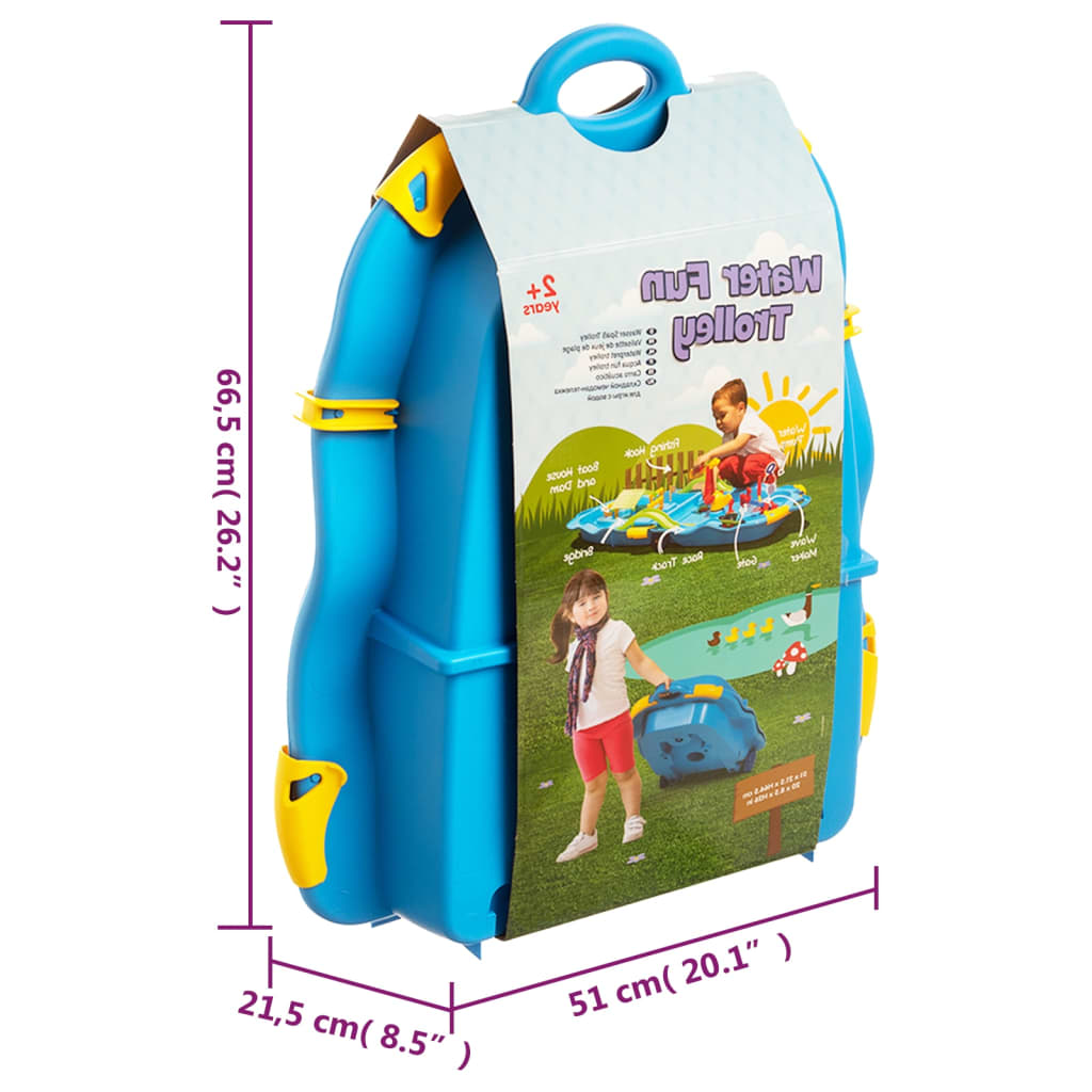 Polipropilén vízi játékkocsi 51 x 21,5 x 66,5 cm Polipropilén vízi játékkocsi 51 x 21,5 x 66,5 cm