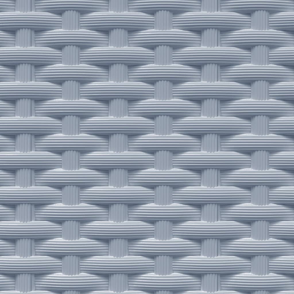 2 db világosszürke polipropilén növénytartó 30 x 30 x 37 cm