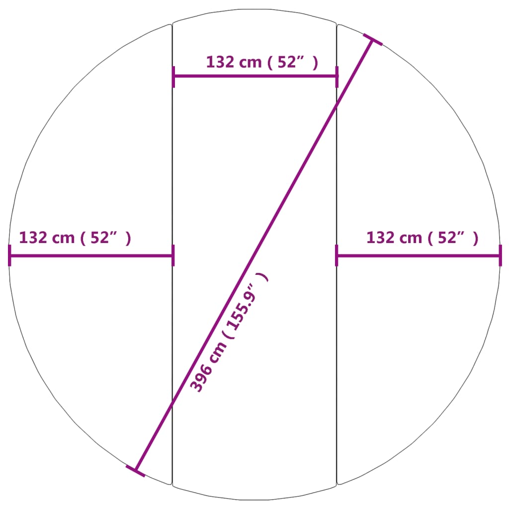 Világosszürke poliészter geotextília medencealátét ø 396 cm