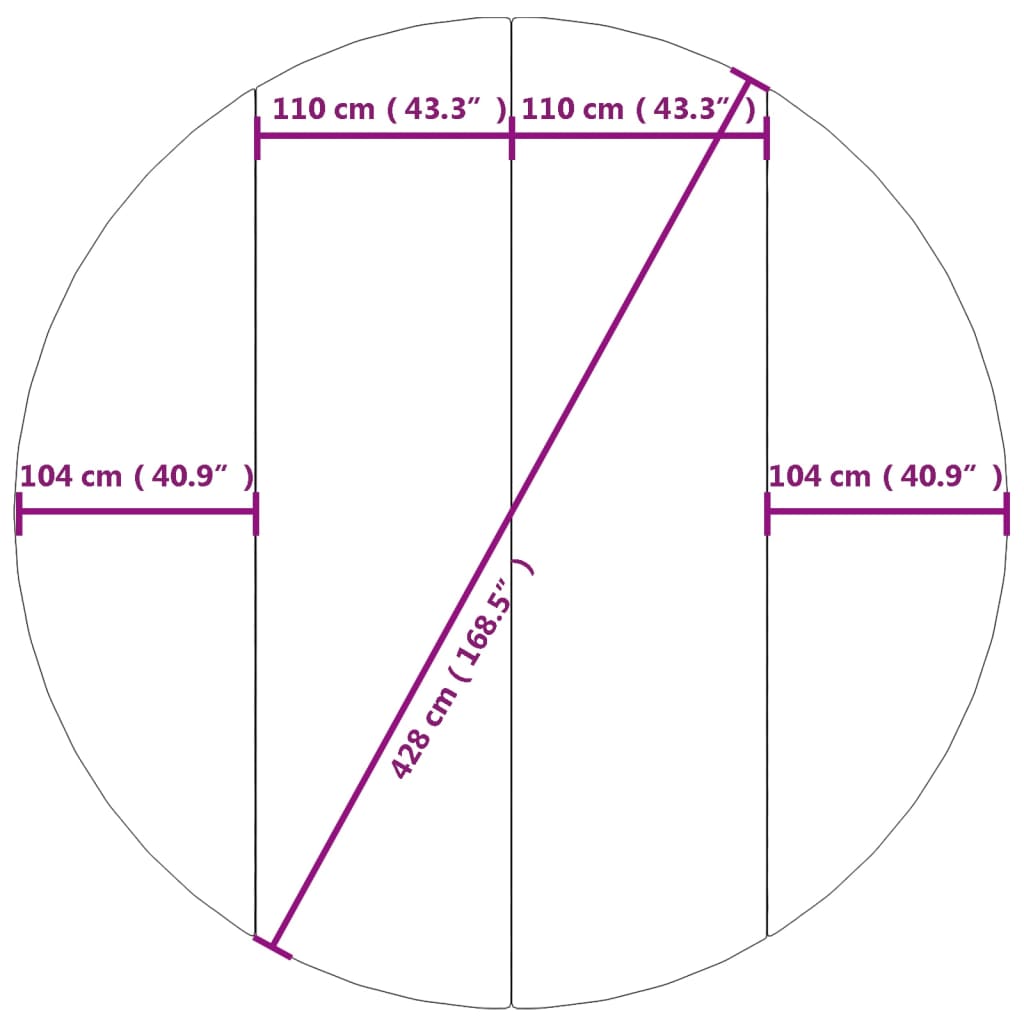Világosszürke poliészter geotextília medencealátét ø 428 cm Világosszürke poliészter geotextília medencealátét ø 428 cm