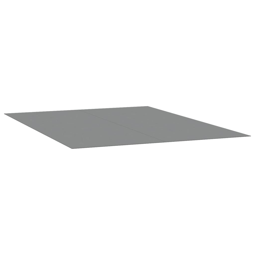 Világosszürke poliészter geotextília medencealátét 300 x 220 cm