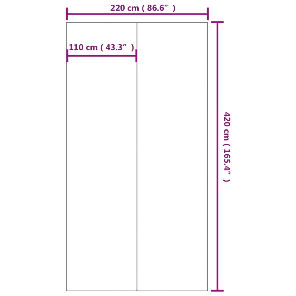 Világosszürke poliészter geotextília medencealátét 420x220 cm