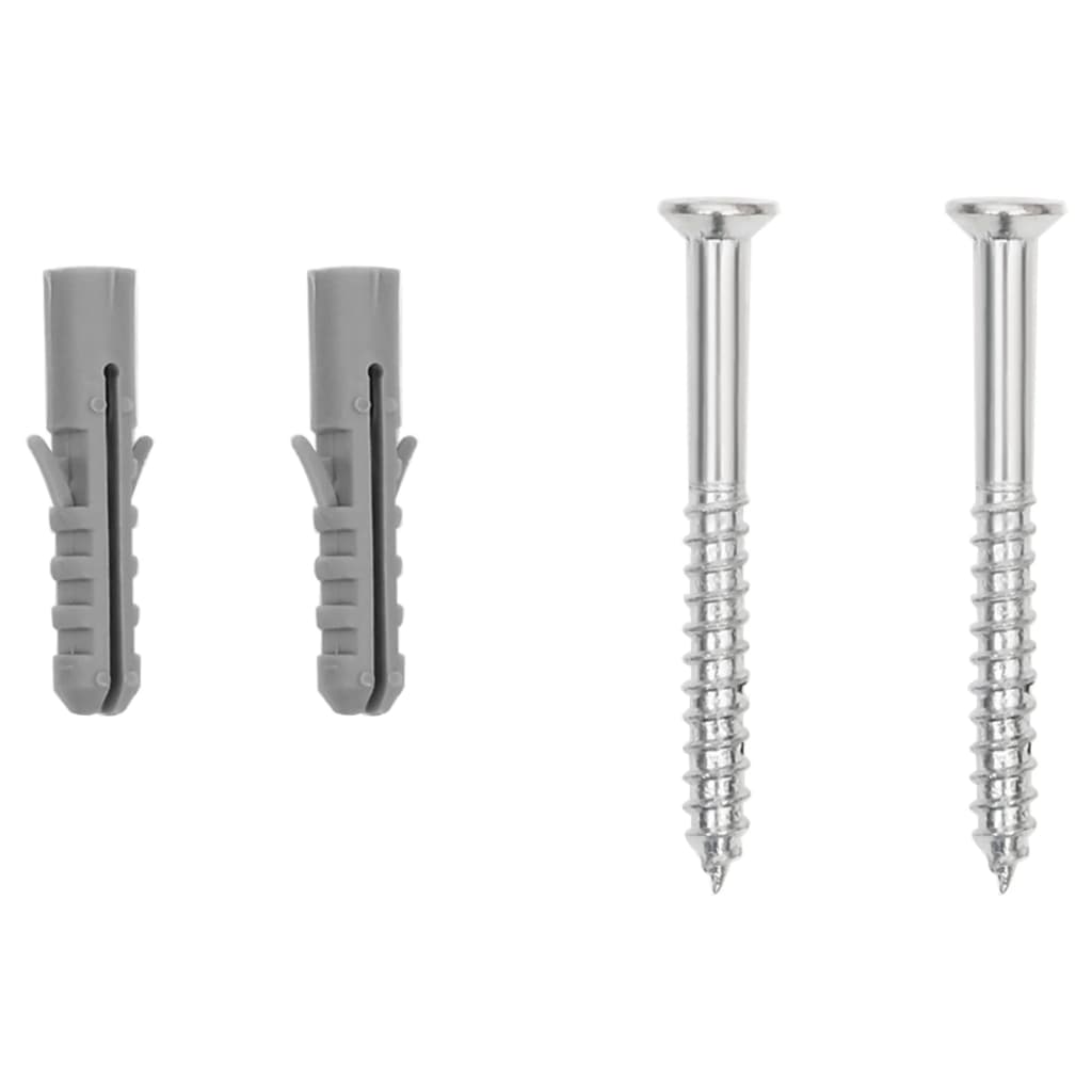 Vidaxl horganyzott acél kerékpártároló 2 kerékpárhoz