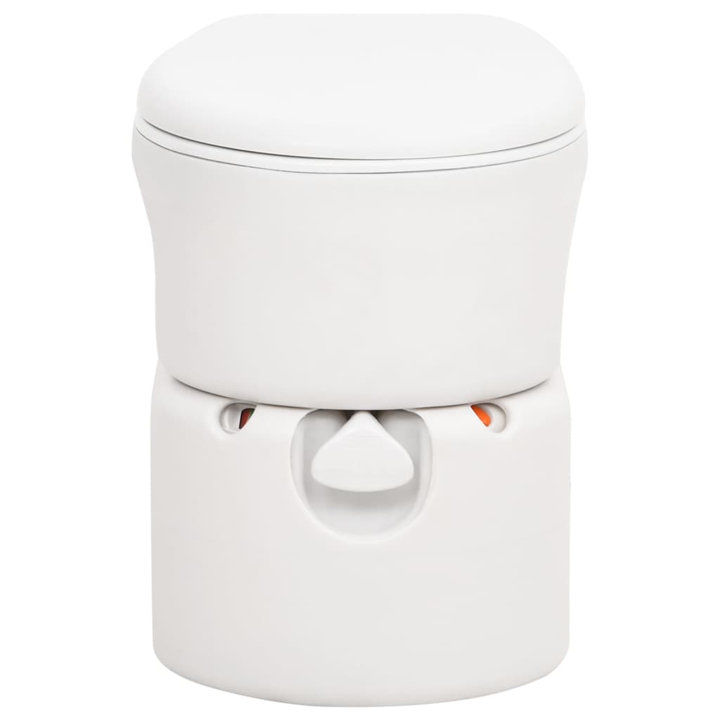 Fehér beépített hdpe és zománc kemping wc 24+17 l