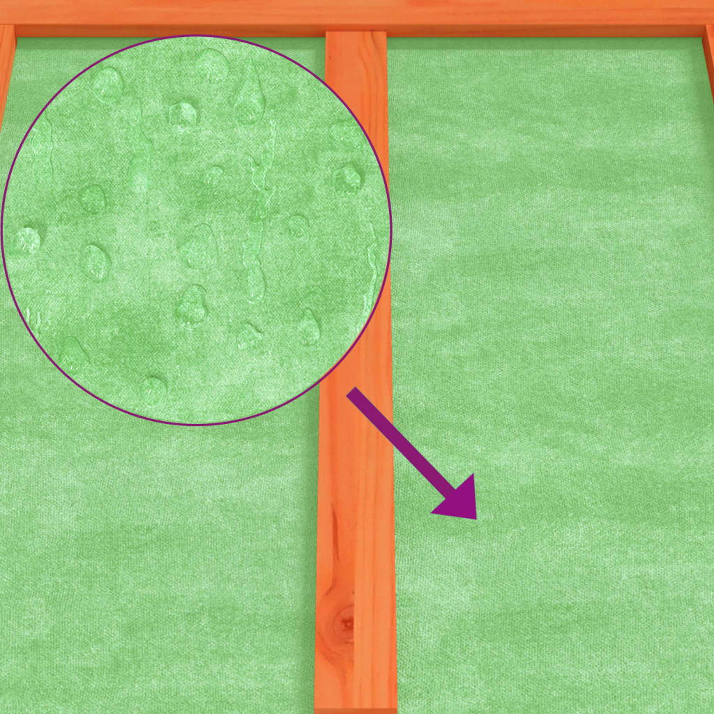 Barna tömör fenyőfa madárház 60 x 58,5 x 160 cm