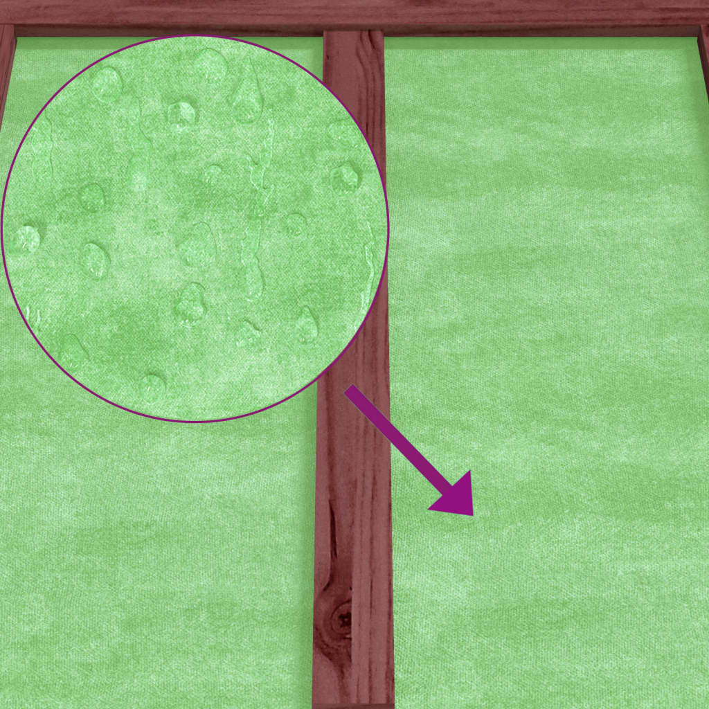 Barna tömör fenyőfa madárház 97 x 81 x 152 cm