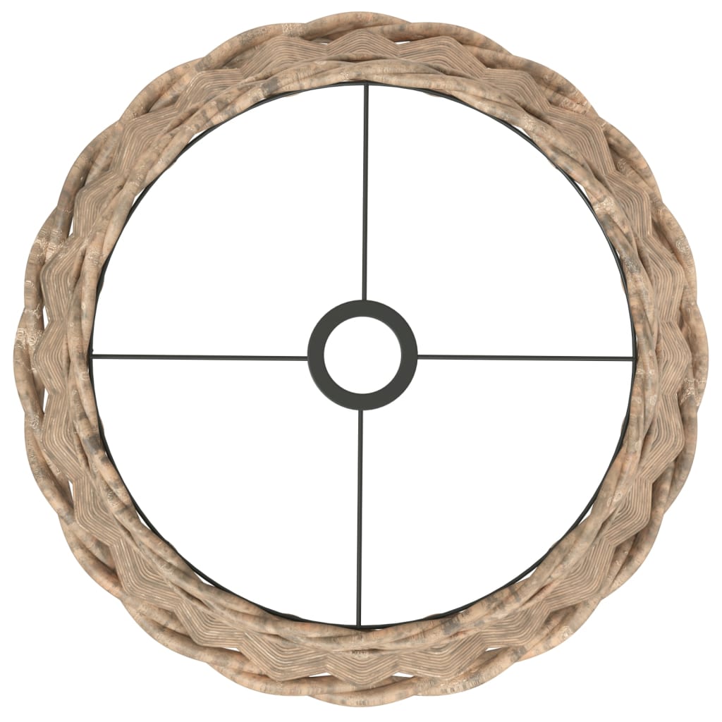 Barna fonott mennyezeti lámpaernyő ø40 x 26 cm