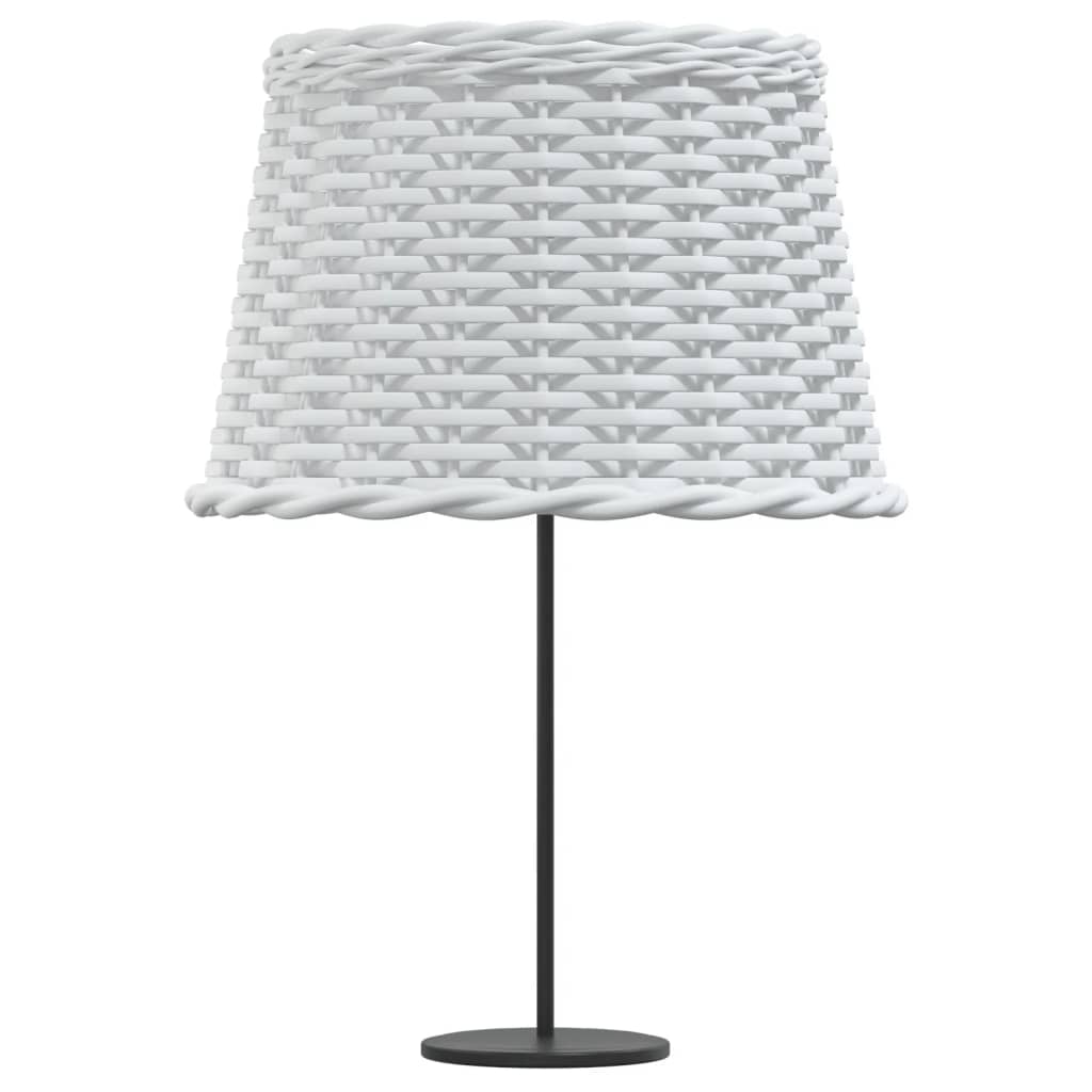 Fehér fonott lámpaernyő ø40x26 cm