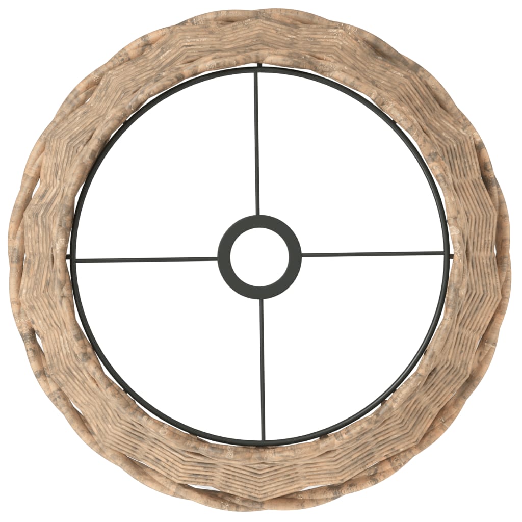 Barna fonott lámpaernyő ø38 x 23 cm