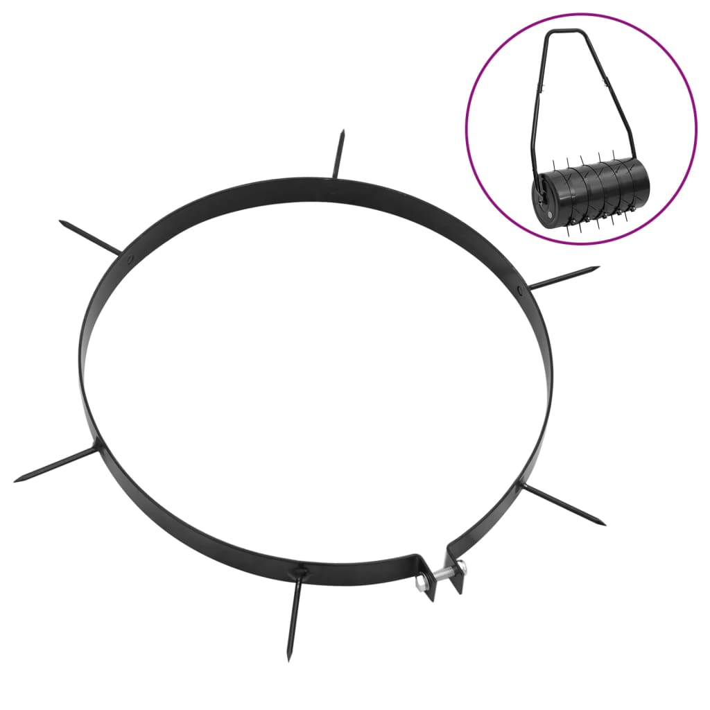 Vas gyepszellőztető bilincsek 5 db tüskével ø 30 cm
