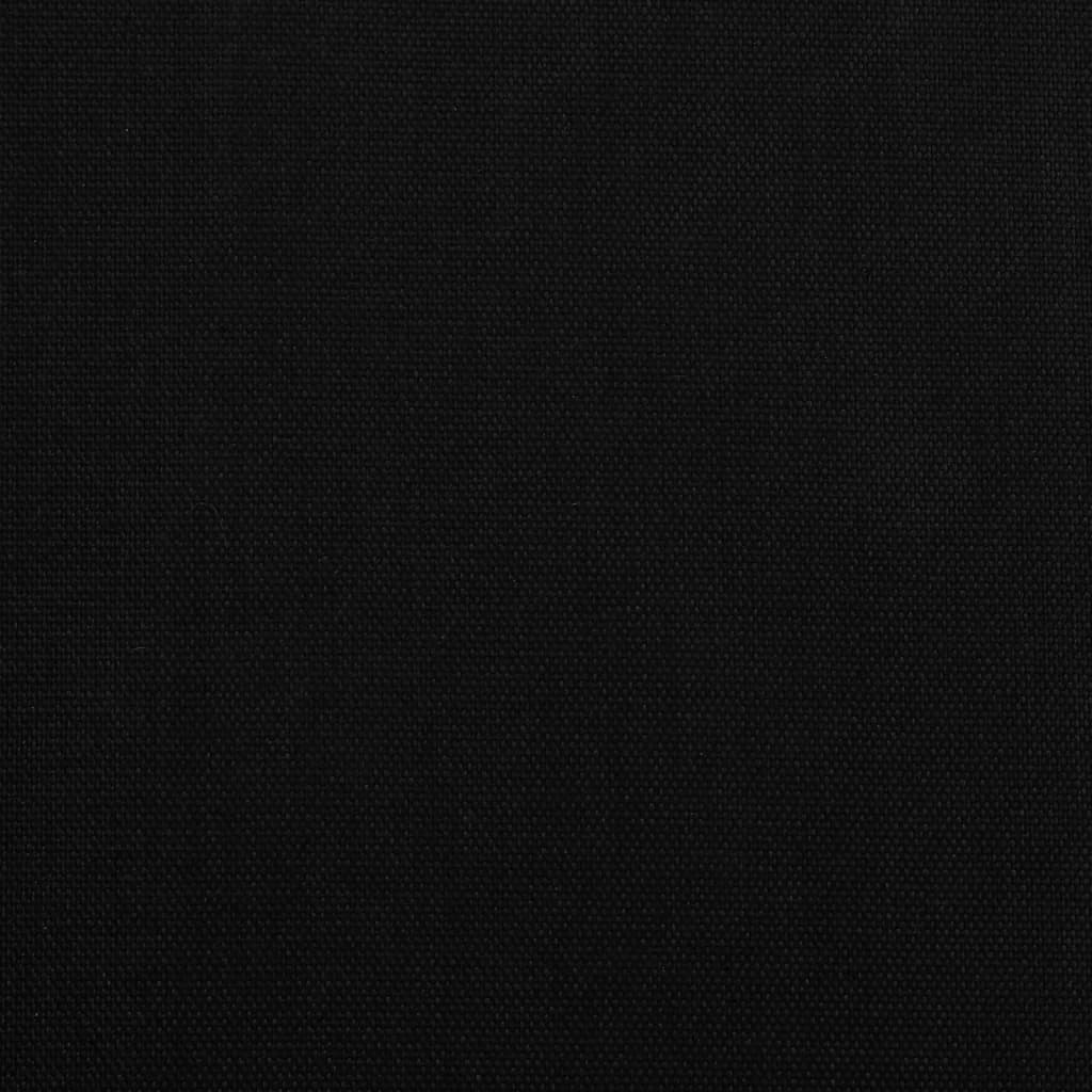 Fekete oxford szövet és vas teherszállító kerékpár utánfutó