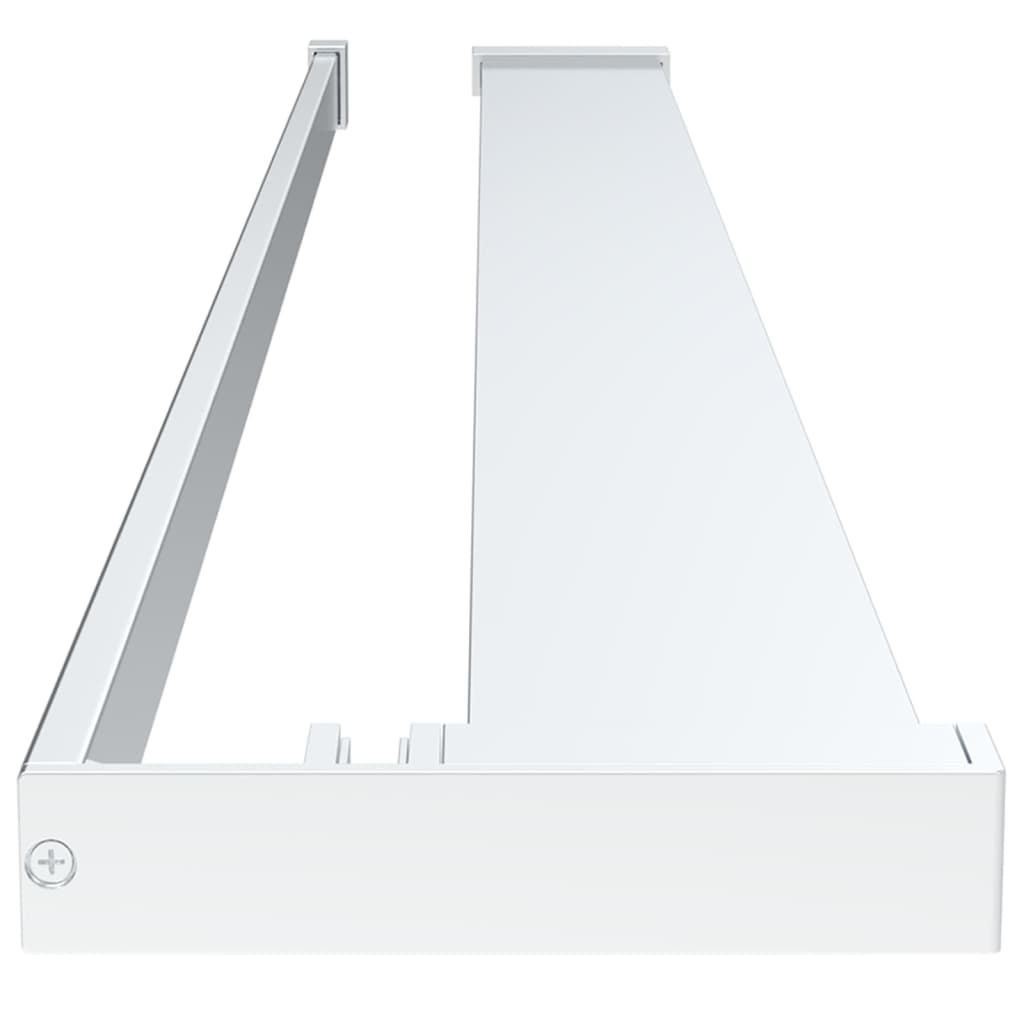 Króm esg üveg és alumínium zuhanyfal polccal 100 x 195 cm