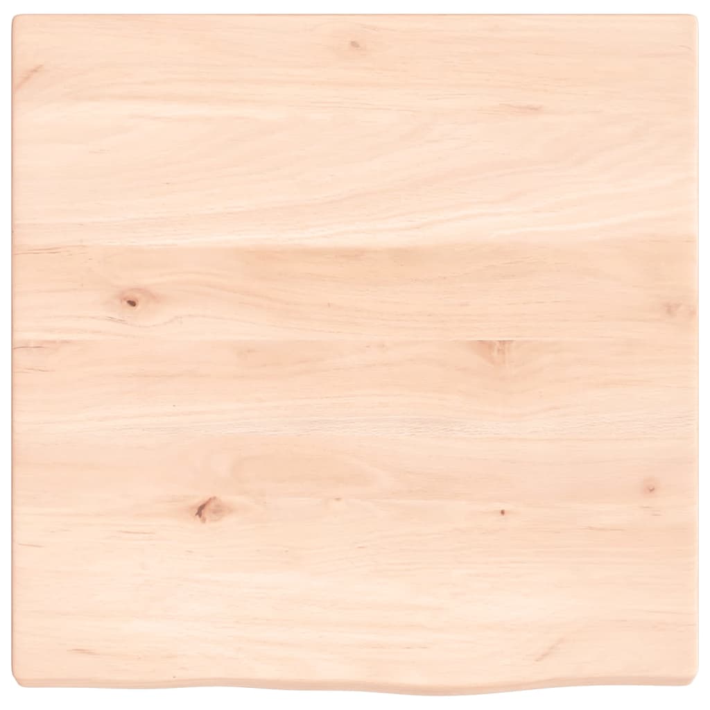 Kezeletlen tömör fa fürdőszobai pult 40x40x2 cm