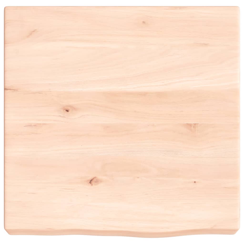 Kezeletlen tömör fa fürdőszobai pult 40x40x6 cm