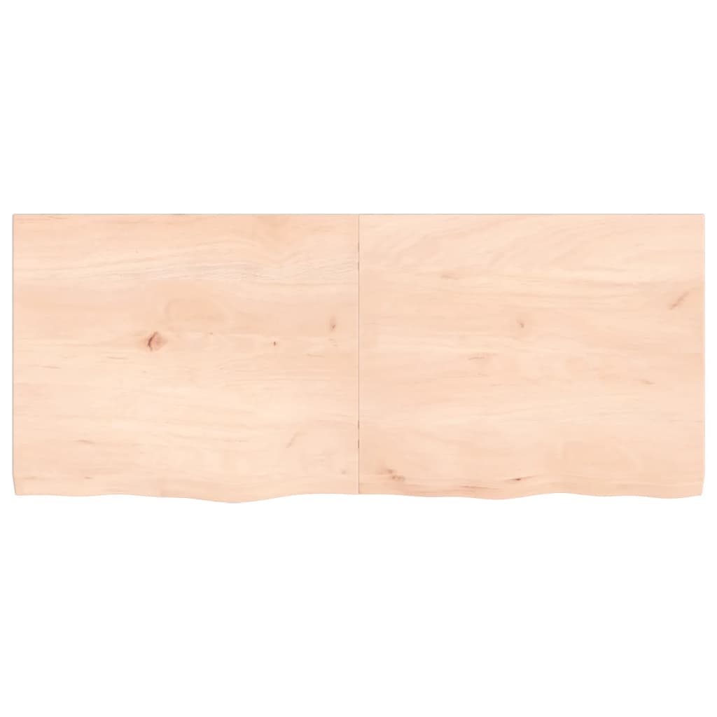 Kezeletlen tömör fa fürdőszobai pult 120 x 50 x 4 cm Kezeletlen tömör fa fürdőszobai pult 120 x 50 x 4 cm