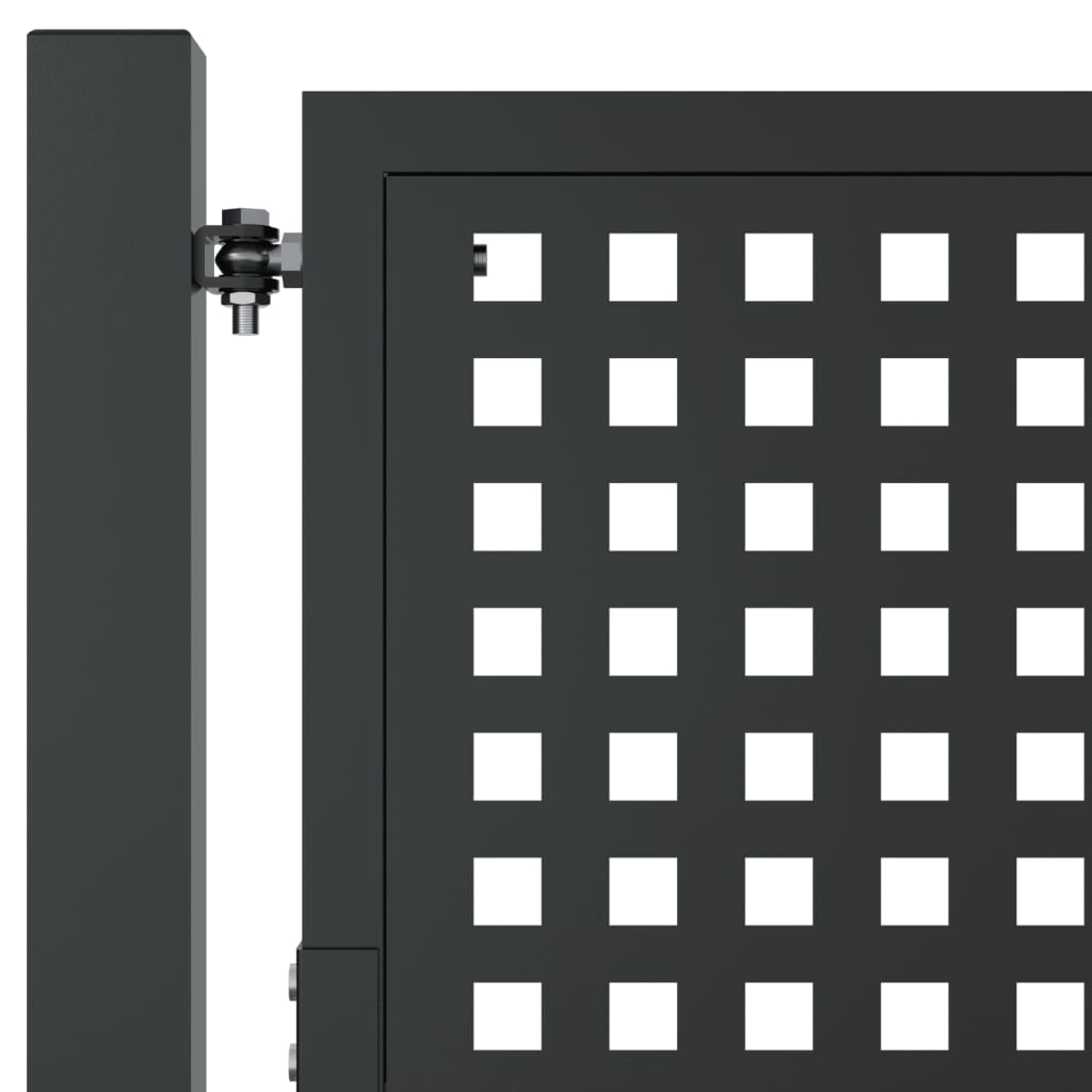 Antracitszürke acél kertkapu 105 x 175 cm Antracitszürke acél kertkapu 105 x 175 cm