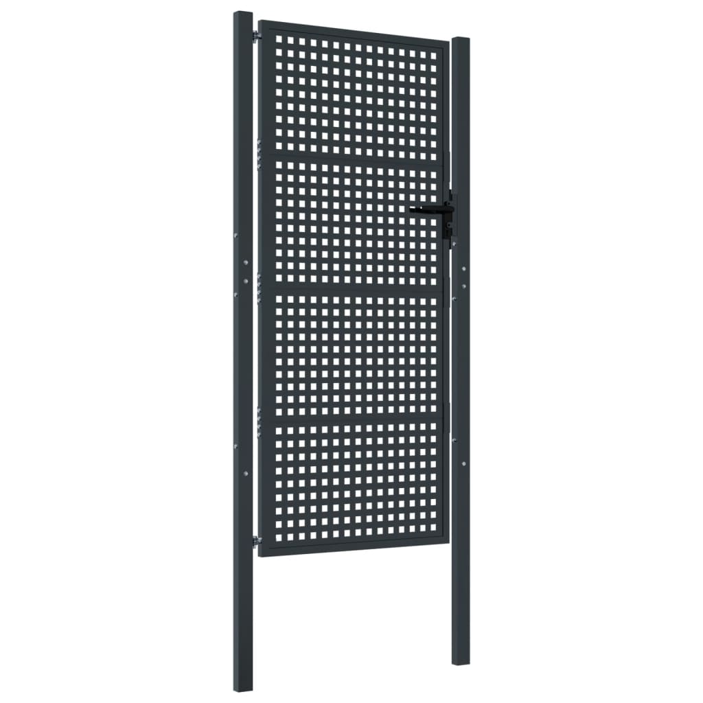 Antracitszürke acél kertkapu 105 x 250 cm Antracitszürke acél kertkapu 105 x 250 cm