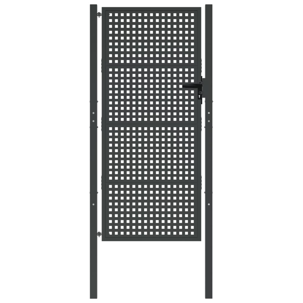 Antracitszürke acél kertkapu 105 x 250 cm Antracitszürke acél kertkapu 105 x 250 cm