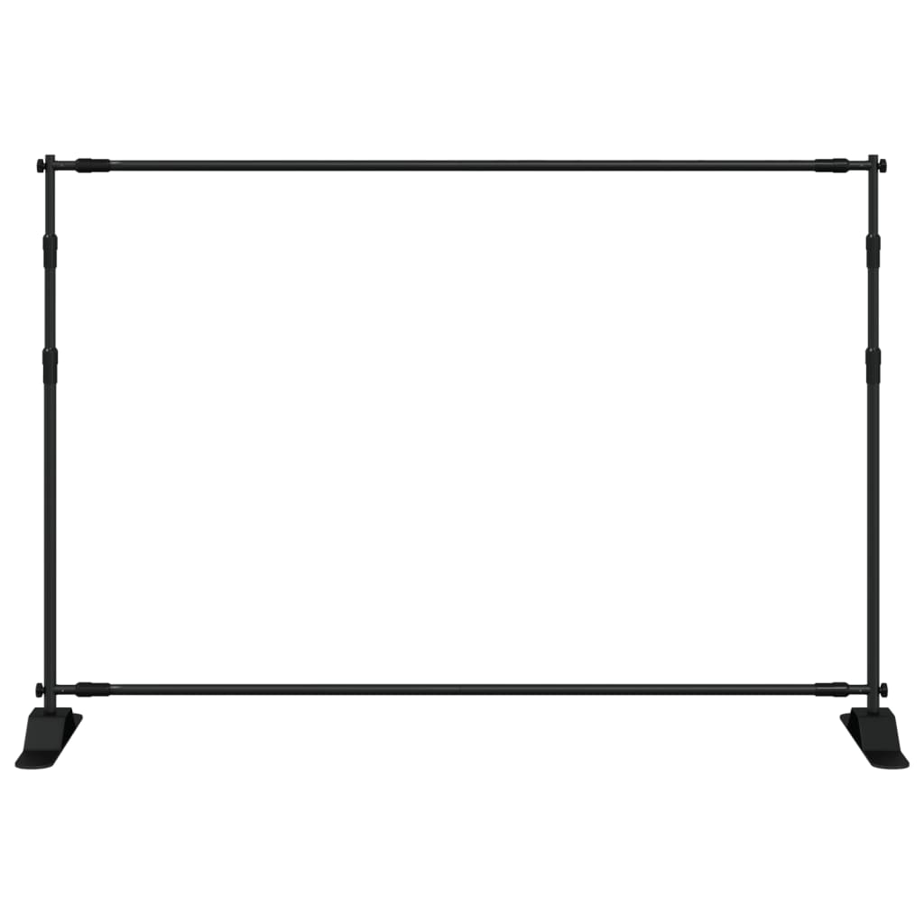 Fekete acél háttérállvány 305x243 cm Fekete acél háttérállvány 305x243 cm