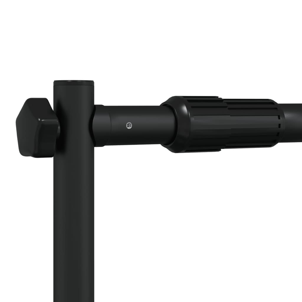 Fekete acél háttérállvány 305x243 cm Fekete acél háttérállvány 305x243 cm