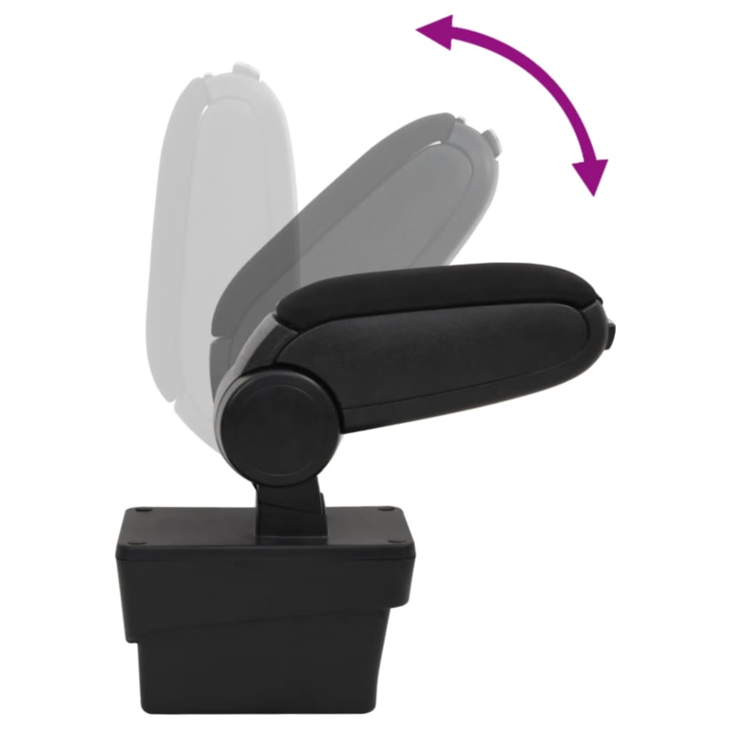 Autó karfa fekete 17x40x(31-49) cm abs