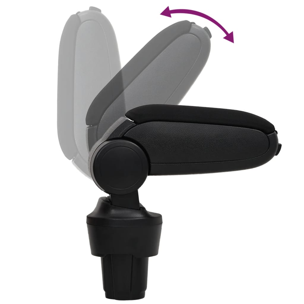 Autó karfa fekete 13x33x(33-49) cm abs