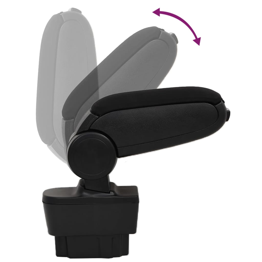 Autó karfája fekete 12x37x(31-48) cm abs