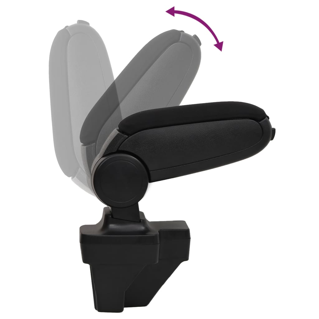 Autó karfa fekete 15x35x(33-49,5) cm abs