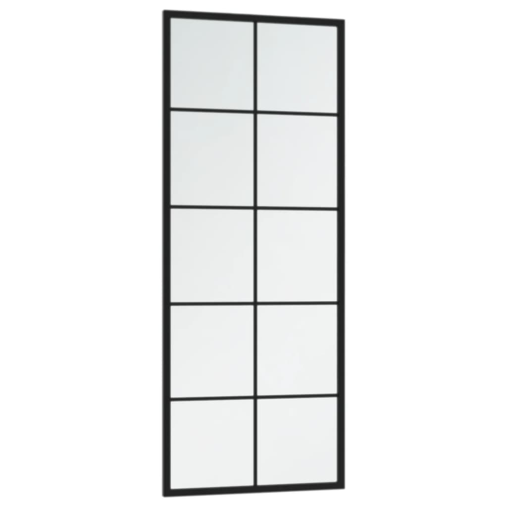 2 db fekete fém fali tükör 100x40 cm 2 db fekete fém fali tükör 100x40 cm