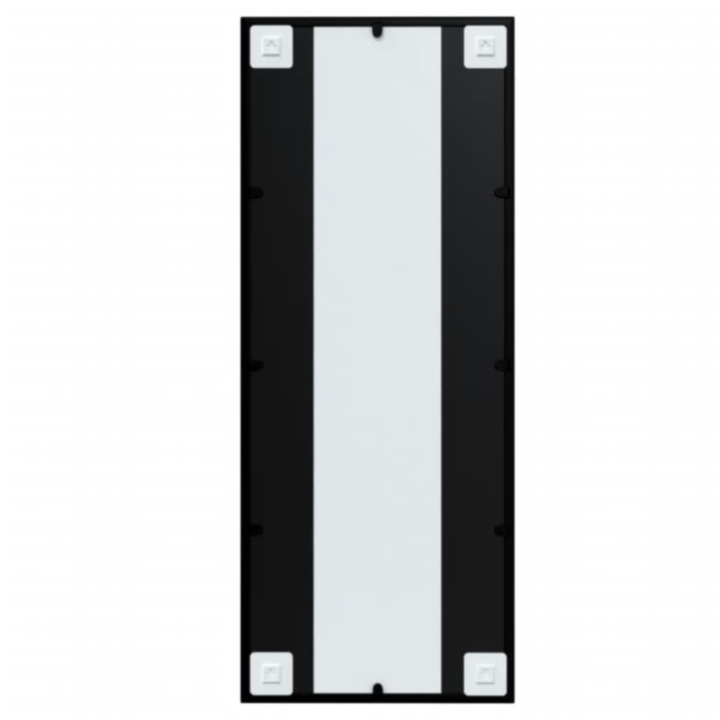 2 db fekete fém fali tükör 100x40 cm 2 db fekete fém fali tükör 100x40 cm
