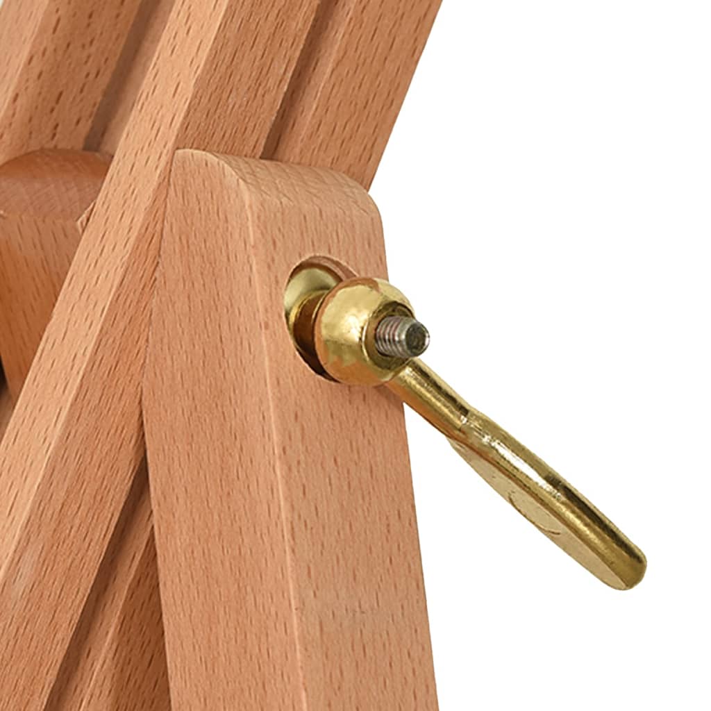 Tömör bükkfa festőállvány 100 x 104 x 172 cm