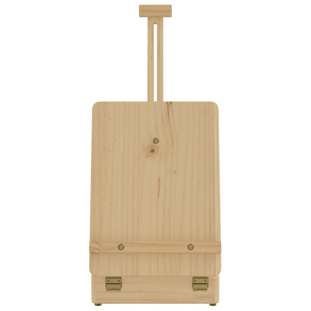 Tömör fenyőfa asztali festőállvány 27 x 43 x 68 cm