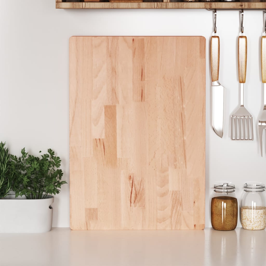 Tömör bükkfa vágódeszka 50 x 35 x 4 cm