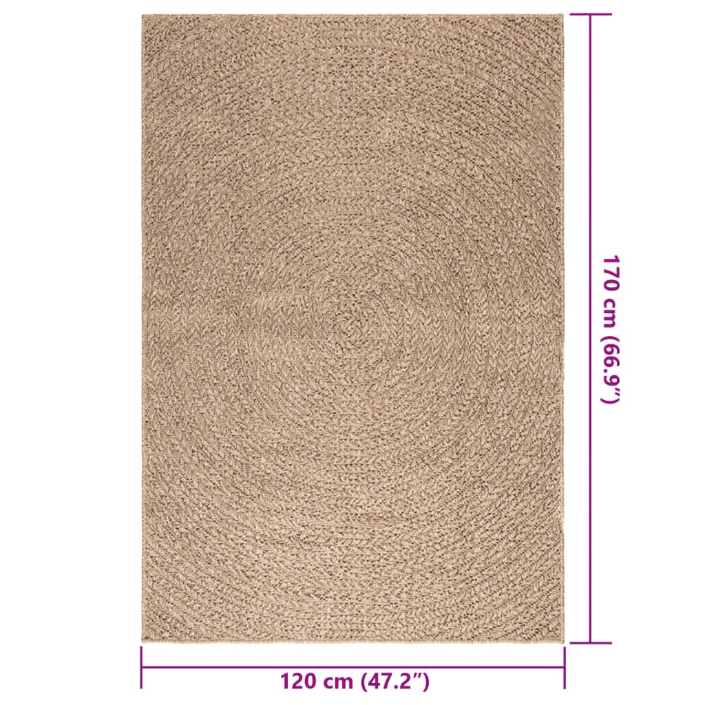 Zizur juta hatású beltéri és kültéri szőnyeg 120 x 170 cm