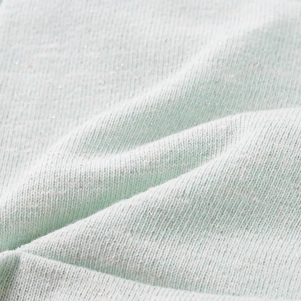 Vegyes világos mentaszínű gyerek rövidnadrág húzózsinórral 116