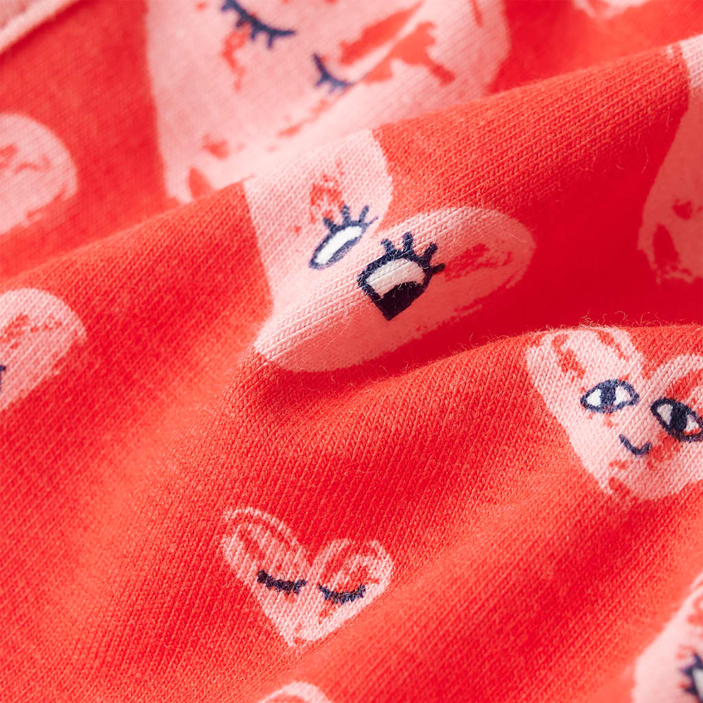 Piros gyerek rövidnadrág húzózsinórral 116