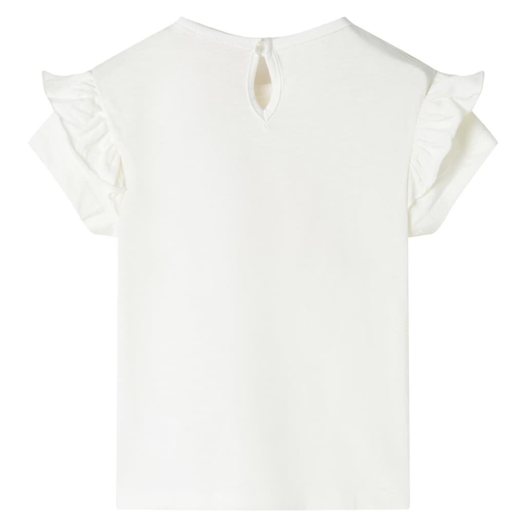 Ekrü színű gyerekpóló 104