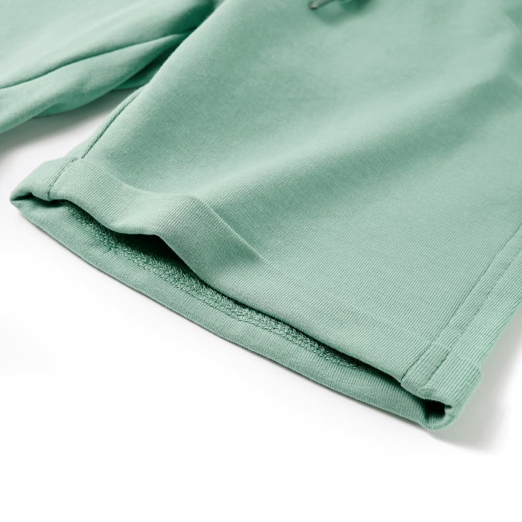 Világos khaki gyerekrövidnadrág húzózsinórral 92