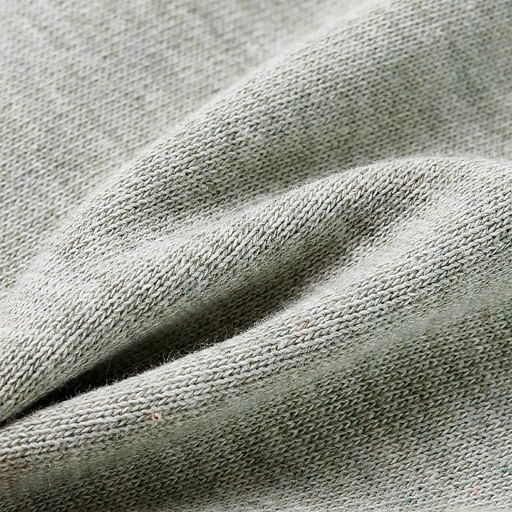 Világos khaki melange gyerekrövidnadrág húzózsinórral 104