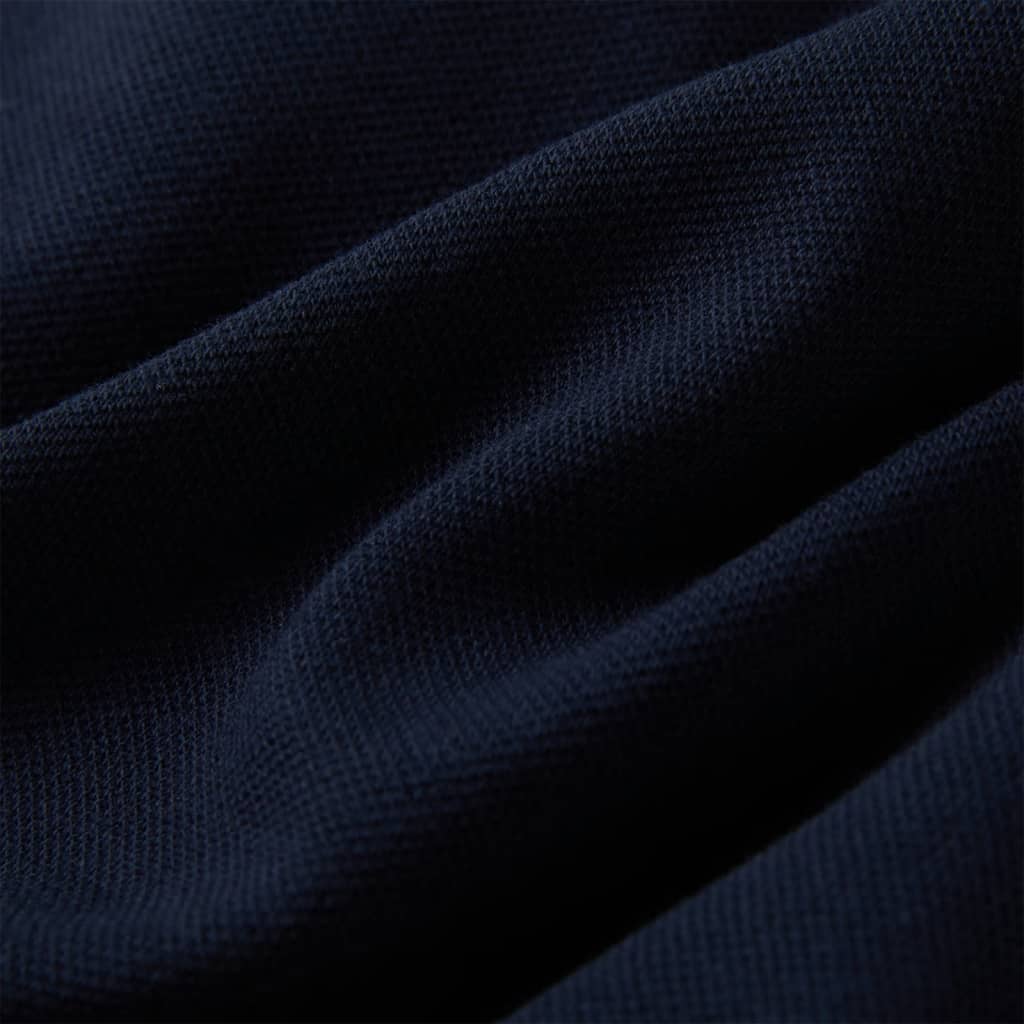 Tengerészkék gyerekpulóver cipzárral 92