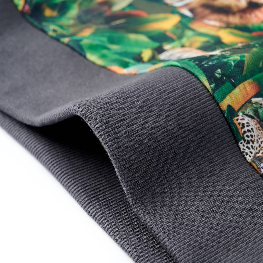 Benzin színű gyerekpulóver 128