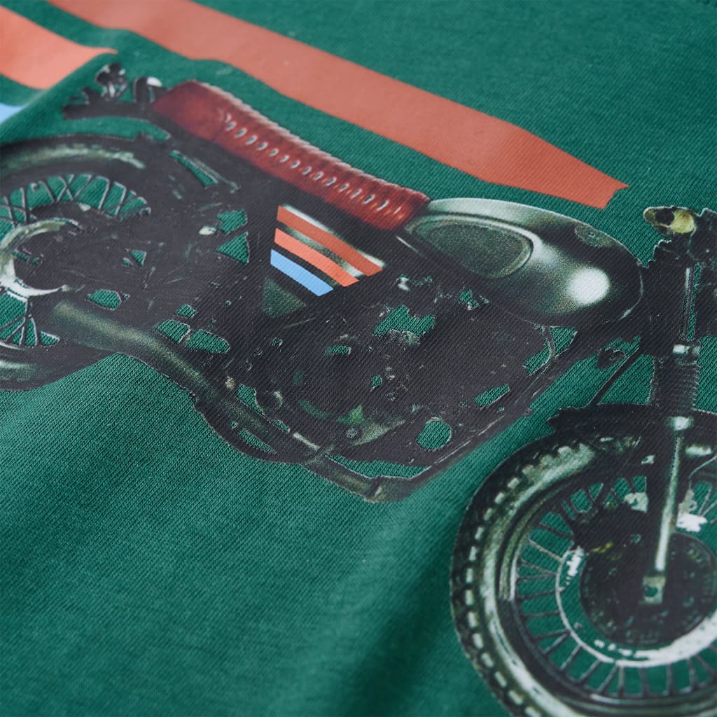 Zöld hosszú ujjú gyerekpóló 116