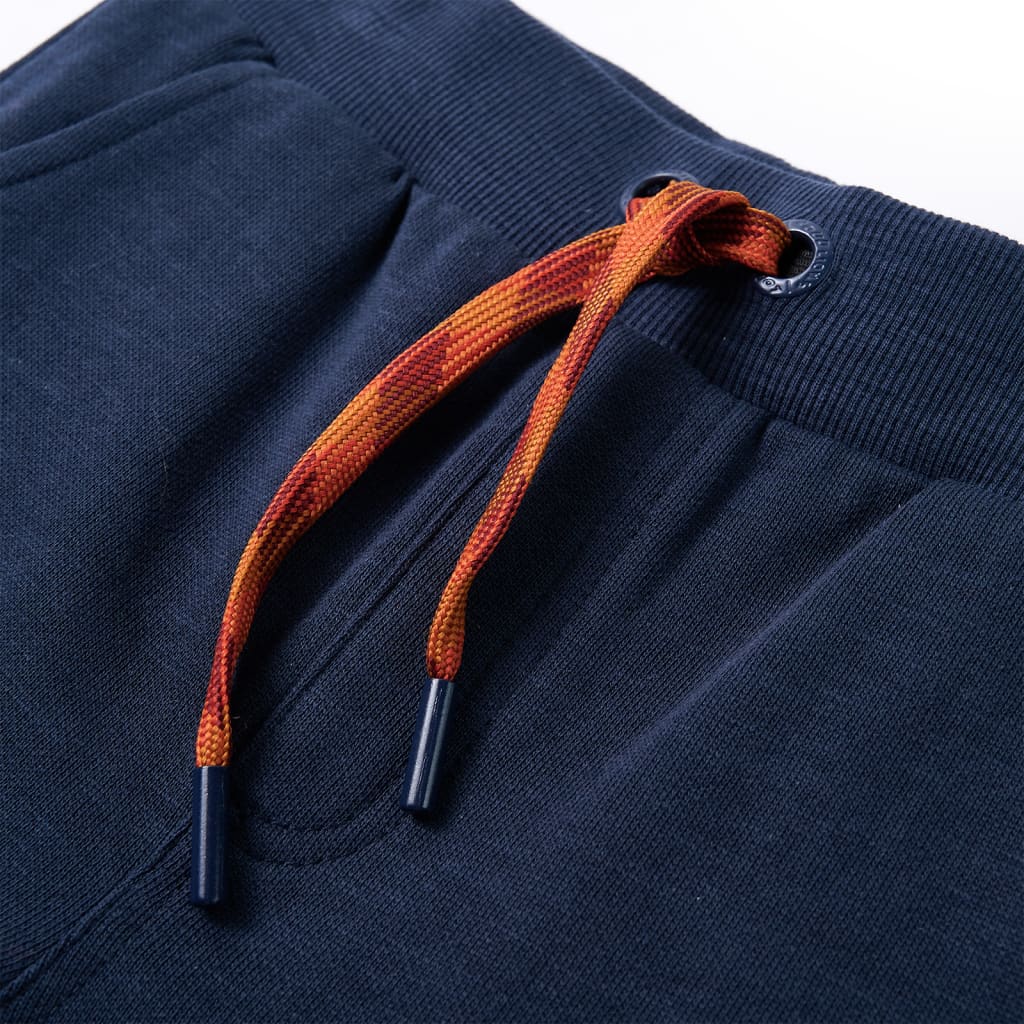 Tengerészkék melange gyerek melegítőnadrág 92