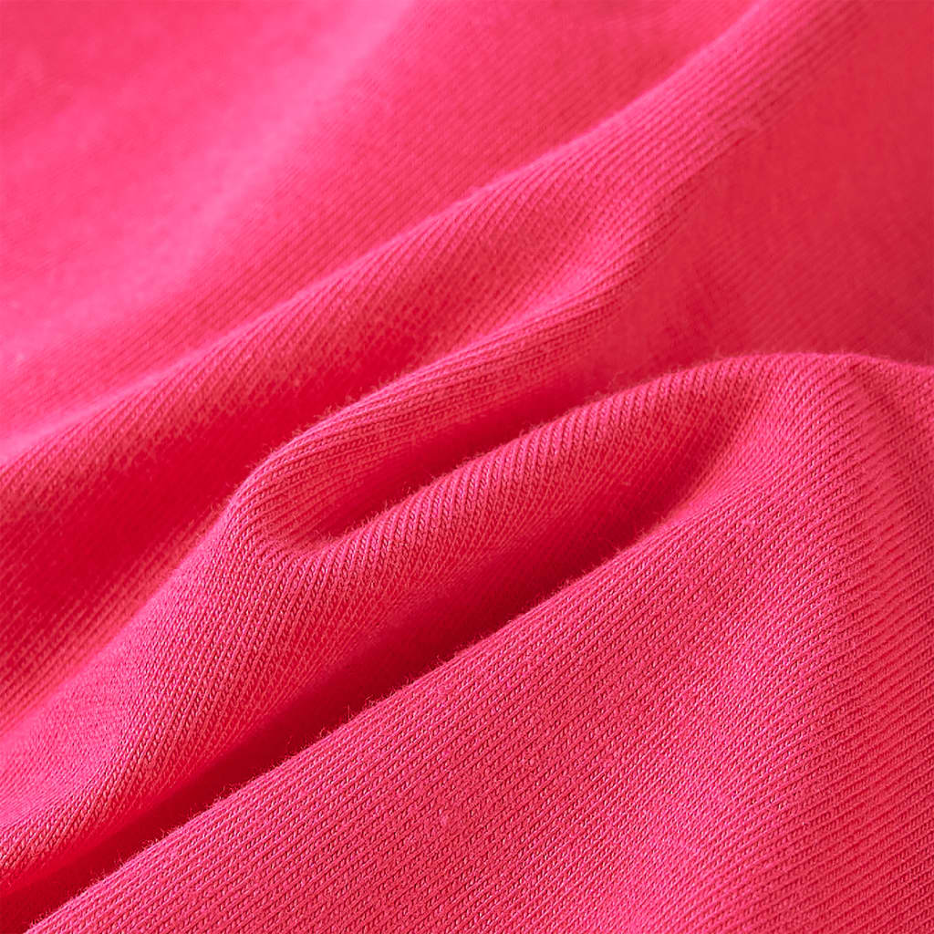 Élénk rózsaszín hosszú ujjú gyerekpóló 104